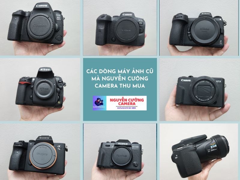 Các dòng máy ảnh cũ phổ biến thông dụng mà Nguyễn Cường Camera thường thu mua