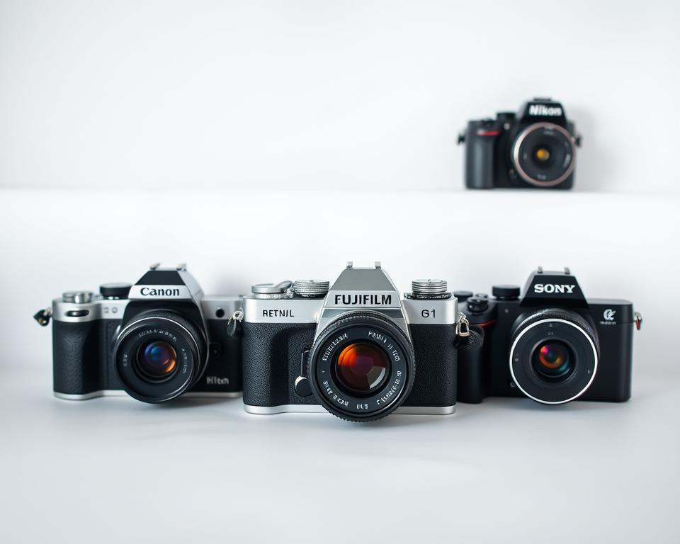 so sánh máy ảnh Fujifilm với Canon, Nikon, Sony